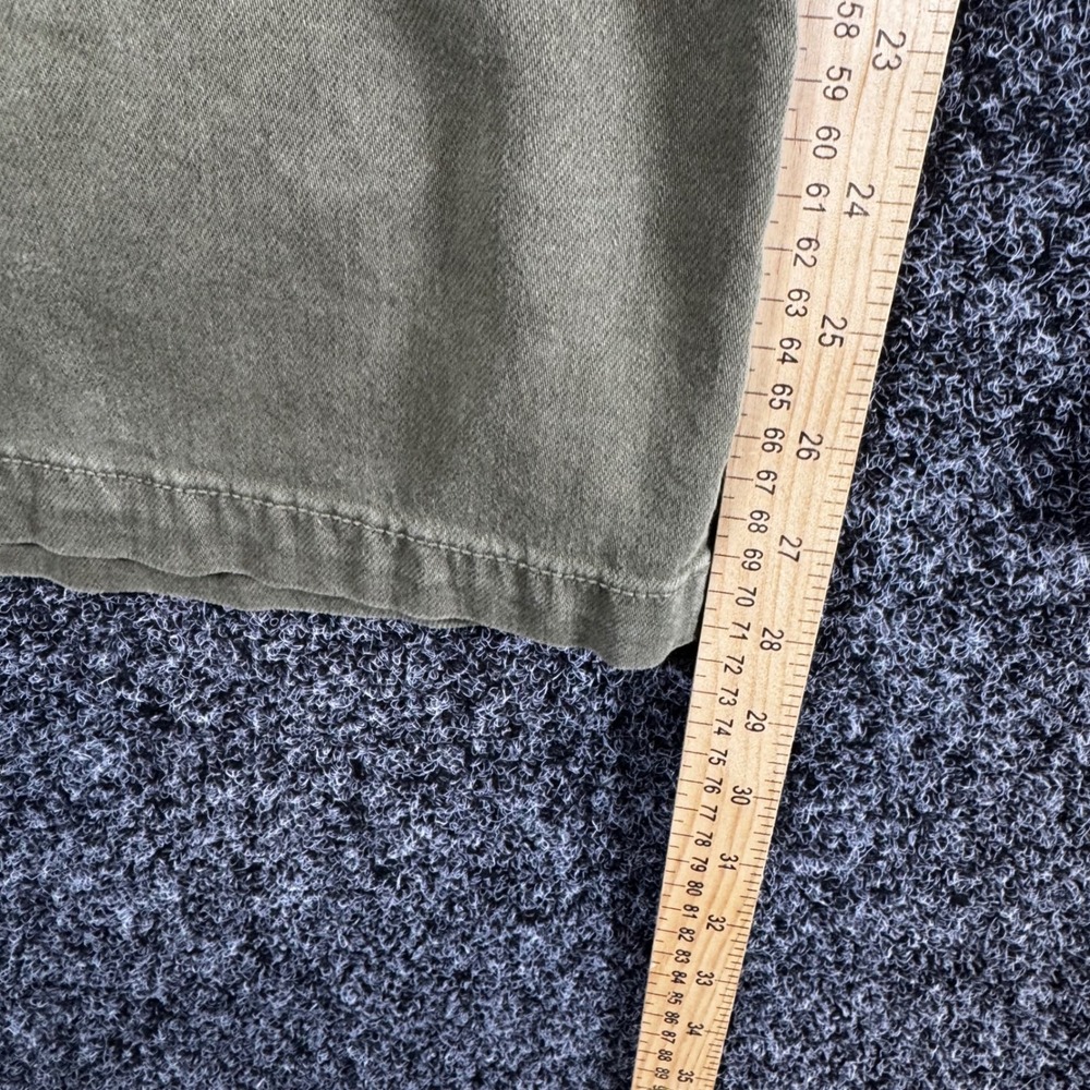 American Eagle High Rise Baggy Wide Leg Cargo Pants Olive Green Size 8 Short - Picture 6 of 7